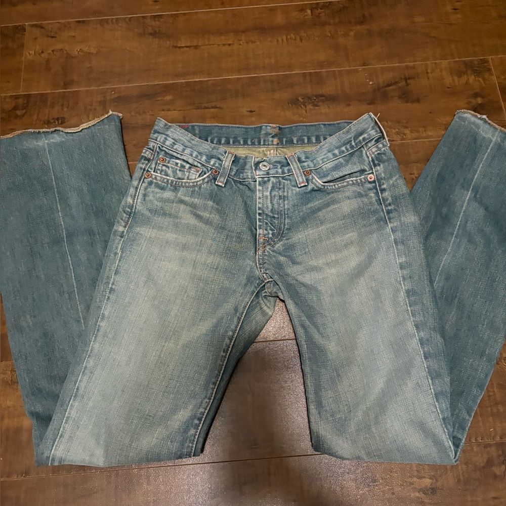 Vintage Low Rise 7 For all ManKind Flare Jeans